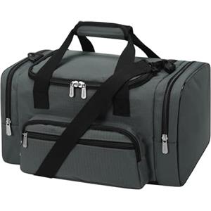 ZZY Piccola Borsa per Palestra 25L Borsone da Viaggio Portare su Borsa Sportiva per il Viaggio di Fine Settimana (Grigio, 25L)
