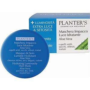 Planter's Maschera Impacco Luce Idratante all'Aloe Vera - 200 ml, Trattamento Ristrutturante per Capelli Secchi e Crespi