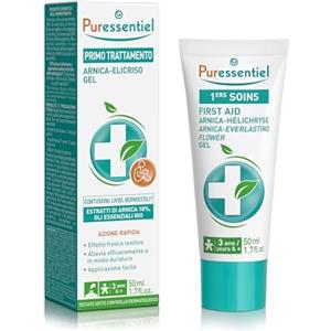 Puressentiel Gel Arnica Elicriso Primo Trattamento dai 3 anni 50 ml | Allevia rapidamente colpi, lividi. Effetto fresco rapido e lenitivo. Formula 100% naturale concentata in estratti di Arnica