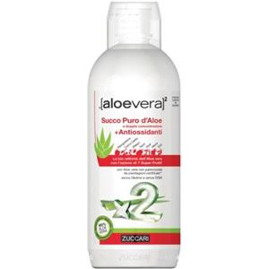 ALOEVERA2 Zuccari Aloevera2 Succo + Antiossidanti - Integratore detox 1 litro