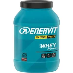 Enervit Pure-Pro 100% Whey Protein Cacao 750 g - Proteine in Polvere Isolate con Vitamina B6 per il Recupero Post Workout