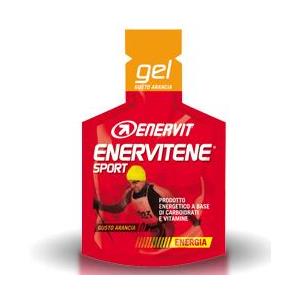 Enervit Enervitene Gel Energetico all'Arancia 25ml - Carboidrati e Vitamine per Energia Immediata