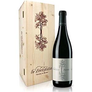 Lo Zoccolaio Nebbiolo Barolo DOCG - Vino Rosso Granato in Cassa di Legno 750 ml