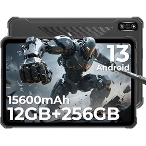 HOTWAV R7 Rugged Tablet 10.1 pollici, 15600mAh 12GB+256GB (TF 2TB) Android 13 Tablets Robusto Octa-core Tablet in Offerta, IP68/69K Giroscopio,16MP Fotocamera,4G LTE/5G WIFI/GPS