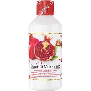 Optima Naturals Cuore di Melograno Succo Oxy4 - Integratore Antiossidante con Succo di Melograno e Estratti Vegetali, 1 Litro