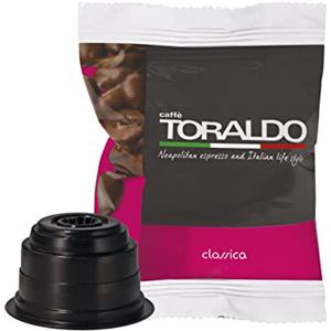 CAFFÈ TORALDO | Compatibile Caffitaly* | Caffè Selezionato, Tostato e Torrefatto in Italia | Eccellenza del Caffè Napoletano (100 Capsule, Miscela Classica)