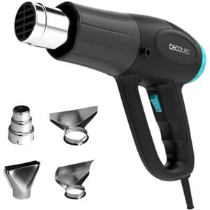 Cecotec Pistola Termica Hell Gun 3500. 2000W, Riscaldamento Ultrarrapido, 4 Ugelli, Funzione Mani Libere, Temperatura Regolabile 50-600 ºC, 2 Livelli di Potenza dell'Aria 350 L/min e 500 L/min