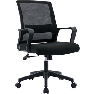 ZIK Sedia da Ufficio Ergonomica da Scrivania, Girevole e Regolabile Supporto Lombare