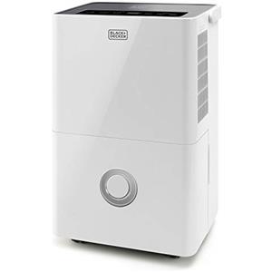 BLACK+DECKER BXDH20E - Deumidificatore e Purificatore d'Aria 20L/24h | HEPA13 | Funzione Asciugabiancheria | 2 Velocità | Serbatoio 4L | Programmabile 24h | Ruote | Blocco di Sicurezza per Bambini