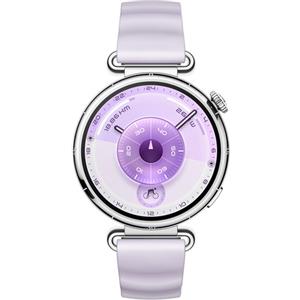 Huawei WATCH GT6, Cassa 41mm in acciaio inossidabile e cinturino viola. Compatibile con iOS e Android. Fino a 14 giorni di autonomia.