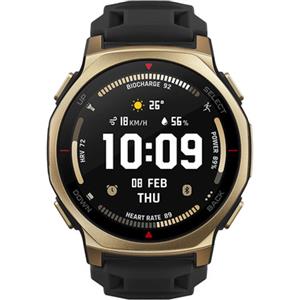 Amazfit T-rex 3 Pro 3,35 cm (1.32'') AMOLED 44 mm Digitale 466 x 466 Pixel Touch screen Oro Wi-Fi GPS (satellitare)