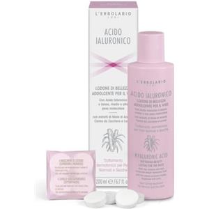 L'Erbolario ACIDO IALURONICO LOZIONE DI BELLEZZA ADDOLCENTE VISO PELLI NORMALI E SECCHE 200 ML