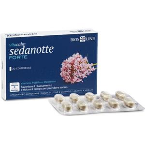 Bios Line Vitacalm Sedanotte Forte - Integratore per il Sonno con Passiflora, Valeriana e Melatonina - 20 Compresse