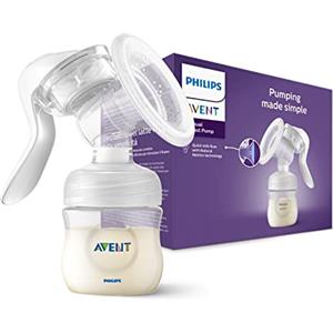 Philips Avent Tiralatte manuale - Tiralatte a mano singolo a estrazione facile senza BPA (modello SCF430/01)