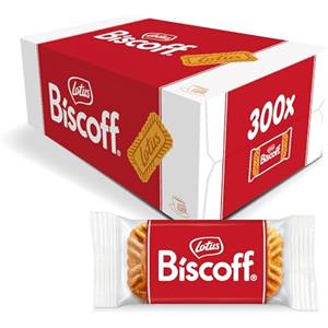Biscoff Lotus Biscoff | Biscotti Caramellati | 300 Biscotti Confezionati Singolarmente | Gusto Unico e Croccante | Vegani | Senza Coloranti e Senza Aromi Aggiunti | 1.88 kg