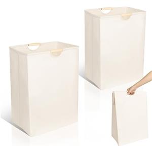 AiQInu Ceste per la Biancheria, Grandi Portabiancheria Pieghevole, Cesto Portabiancheria con Maniglia per Biancheria, Vestiti, Coperte, per Camera da Letto, Bagno, Cameretta dei Bambini, Viaggio