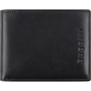 bugatti Romano Portafoglio Uomo Slim Pelle con RFID Protetto e Portamonete - Nero