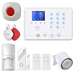 Wolf Guard W4Q WiFi 4G kit sistema di allarme di sicurezza domestica senza fili con campanello (W4Q-ML)