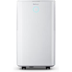Pro Breeze OmniDry Deumidificatore 12L/giorno con serbatoio d'acqua da 2L, sensore e display di umidità auto, asciugatura della biancheria, modalità Sleep e timer 24H - Umidità, muffa e condensa