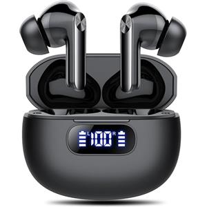 Wekily Cuffie Bluetooth, 2025 Auricolari Bluetooth 5.3 Driver Dinamico HiFi Stereo, 4 ENC Mic Cancellazione Rumore Cuffiette in Ear, 48Ore Cuffie Wireless, IP7 Impermeabile, 4g Mini USB-C Cuffie Senza Fili