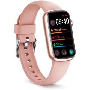 FITVII Activity Fitness Tracker con Monitoraggio 24/7 di Ossigeno nel Sangue, Pressione Sanguigna e Frequenza Cardiaca, Impermeabile IP68, Smartwatch con Contapassi per Donna e Uomo