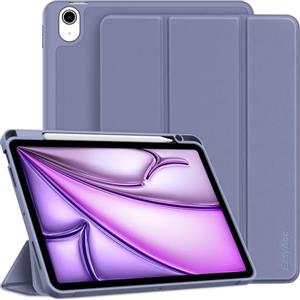 EasyAcc Cover Custodia Compatibile con iPad Air 11 Pollici M3/M2 (2025/2024), iPad Air 5/4 (10,9-Pollici, Modello 2022/2020, 5a/4a Generazione), Supporta Ricarica Magnetica di iPencil, Viola