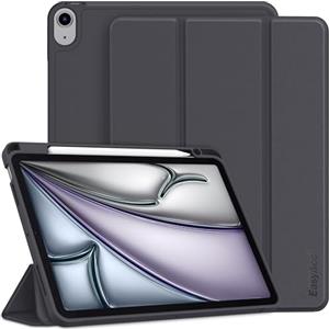 EasyAcc Cover Custodia Compatibile con iPad Air 11 Pollici M3/M2 (2025/2024), iPad Air 5/4 (10,9-Pollici, Modello 2022/2020, 5a/4a Generazione), Supporta Ricarica Magnetica di iPencil,Grigio
