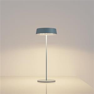 Palmina 901,lampade da tavolo senza fili,lampade da tavolo ricaricabili E Dimmerabile In Alluminio,abat jour senza fili 4400mah,Protezione IP54,luce da tavolo esterno/Interno/Blu