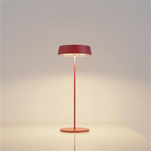 Palmina 901,lampade da tavolo senza fili,lampade da tavolo ricaricabili E Dimmerabile In Alluminio,abat jour senza fili 4400mah,Protezione IP54,luce da tavolo esterno/Interno/Rosso