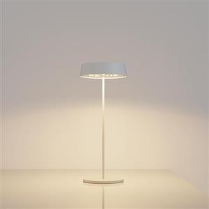 Palmina 901,lampade da tavolo senza fili,lampade da tavolo ricaricabili E Dimmerabile In Alluminio,abat jour senza fili 4400mah,Protezione IP54,luce da tavolo esterno/Interno/Bianco