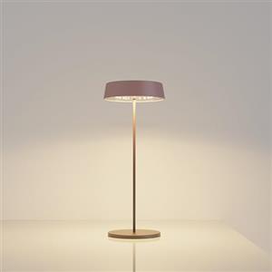 Palmina 901,lampade da tavolo senza fili,lampade da tavolo ricaricabili E Dimmerabile In Alluminio,abat jour senza fili 4400mah,Protezione IP54,luce da tavolo esterno/Interno/Rosa