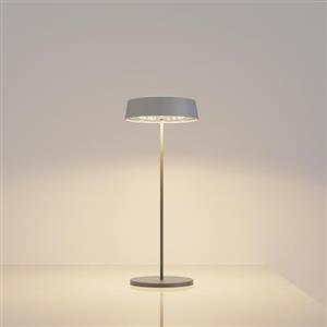 Palmina 901,lampade da tavolo senza fili,lampade da tavolo ricaricabili E Dimmerabile In Alluminio,abat jour senza fili 4400mah,Protezione IP54,luce da tavolo esterno/Interno/Grigio