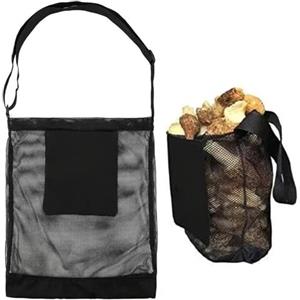 BOBOZHONG Borsa per la raccolta di funghi BOBOZHONG, Borsa a rete per la caccia ai funghi, Borsa pieghevole per il campeggio e l'escursionismo