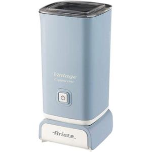 Ariete 2878 Cappuccinatore Vintage Montalatte a caldo e a freddo Cappuccino, cioccolata, infusi liofilizzati 500 Watt Celeste