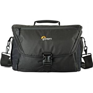 Lowepro Nova 200 AW II - Borsa a Tracolla Nero per 1-2 Fotocamere Reflex con Copertura All Weather
