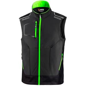 SPARCO Gilet da Lavoro Tecnico Blu e Arancio - Comfort, Visibilità e Resistenza