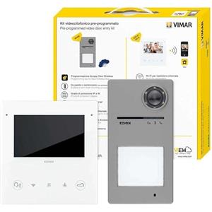 VIMAR Kit videocitofono monofamiliare vimar K40515.R Tab 5S Up Wi-Fi +40170