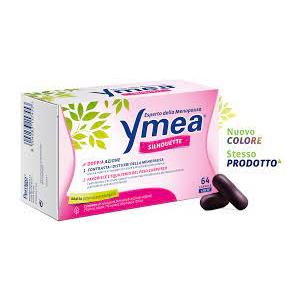 Perrigo Ymea Silhouette 64 Capsule - Sollievo dai Sintomi della Menopausa e Gestione del Peso Naturale