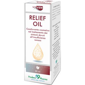 Prodeco Pharma Waven Relief Oil 30ml - Olio Cosmetico per Insufficienza Venosa con Oli ed Estratti Vegetali