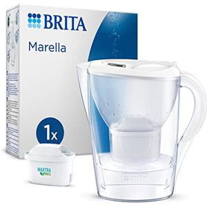 BRITA caraffa filtrante MAXTRA Marella, 1x filtro acqua Pure Performance