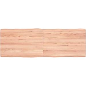 Owoxanthellate Tavolo in legno di quercia, 120 x 40 cm, con bordo dell'albero, pieghevole, per scrivania o tavolo da disegno, robusto e moderno, per casa, ufficio, soggiorno e ufficio