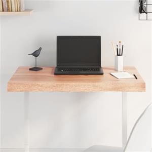 Owoxanthellate Piano in rovere 80 x 40 cm, bordo dell'albero in legno massello laccato, multifunzione, per scrivania, tavolo da disegno, tavolo pieghevole, posto di lavoro, casa, ufficio, cucina
