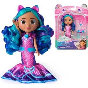DreamWorks GABBY'S Dollhouse The Movie, Mer-Tastic Gabby Doll, con vestiti a tema sirena e accessori per bambole, giocattoli per bambini per ragazze e ragazzi dai 3 anni in su