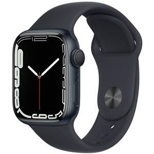 Apple Watch Series 7 Alluminio 41 mm (2021) | GPS + Cellular | Mezzanotte | Cinturino Sport Mezzanotte