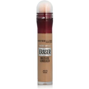 Maybelline Instant Anti-Age Eraser Correttore Occhiaie 6.8 ml - Tonalità 02 Nude con Bacche Goji e Haloxyl