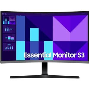 Samsung Essential S3 LS27D392GAUXEN Curved Monitor 68 cm (27) Full HD, 1920x1080, VA, 4ms, HDMI, VGA (LS27D392GAUXEN)