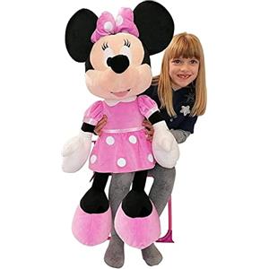 Disney Peluche Minnie Mouse Gigante Morbido 80 cm - Regalo Perfetto per Bambini