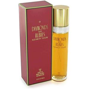 Elizabeth Taylor Diamonds and Rubies Eau de Toilette Floreale Ambrata per Donna 50 ml
