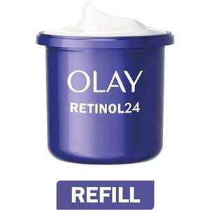 Olay Retinol 24 Crema Notte Viso, Skincare Con Vitamina E. Trattamento Notte Anti-Età: Leviga, Rinnova E Idrata, 50ml
