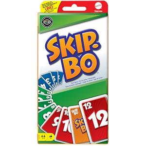 Mattel Games- Skipbo, Gioco di Carte per Tutta la Famiglia, a Partire da 7 + Anni, 52370